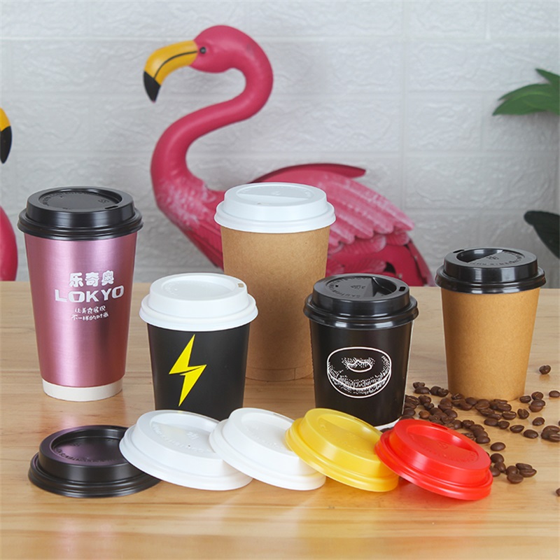 Disposable plastic lids for paper cup wholesale