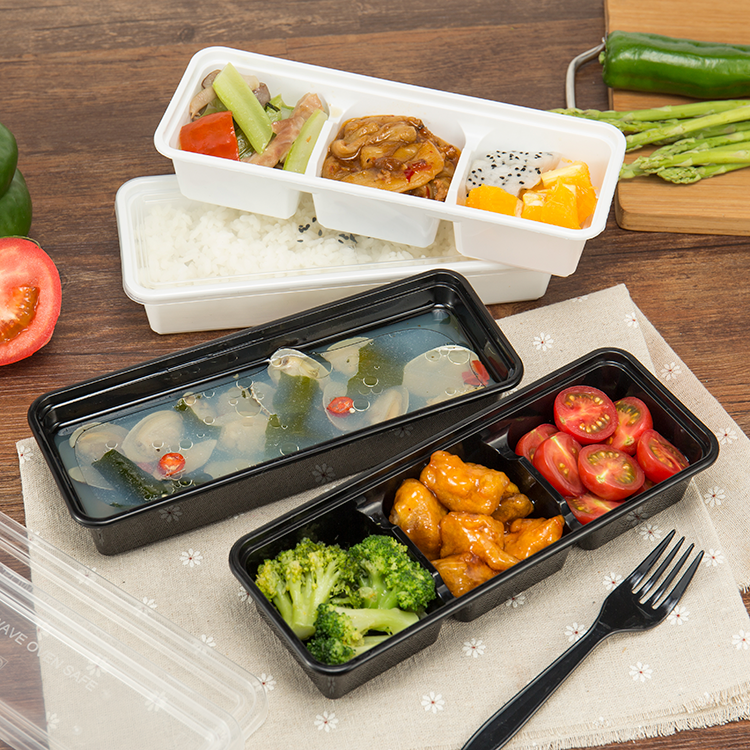 Compartment Rectangle Plastic Food Container