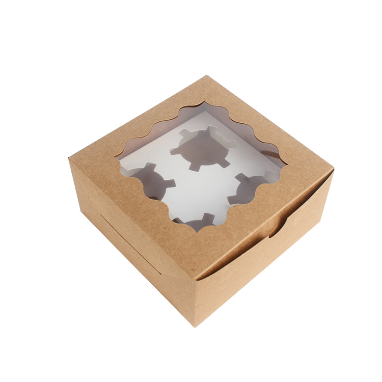 Kraft Cupcake Paper Box