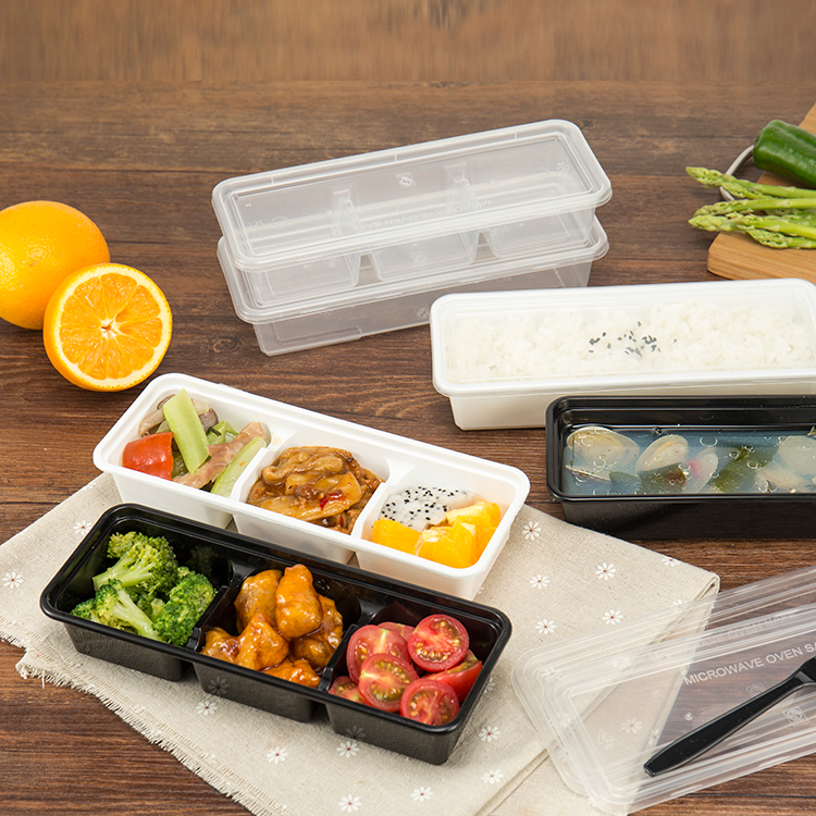 Compartment Rectangle Plastic Food Container
