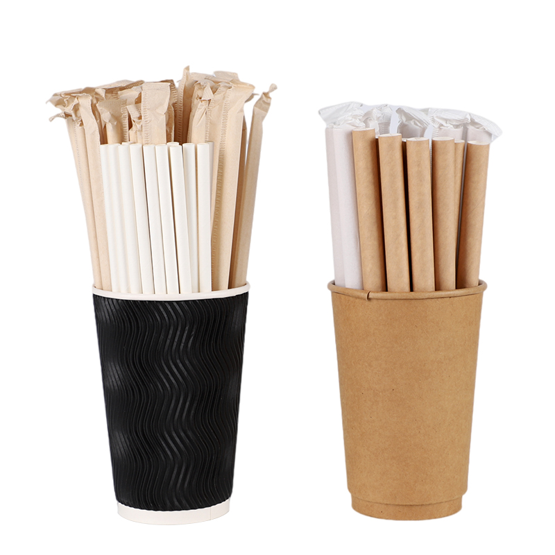 Custom Biodegradable Paper Drinking Straw