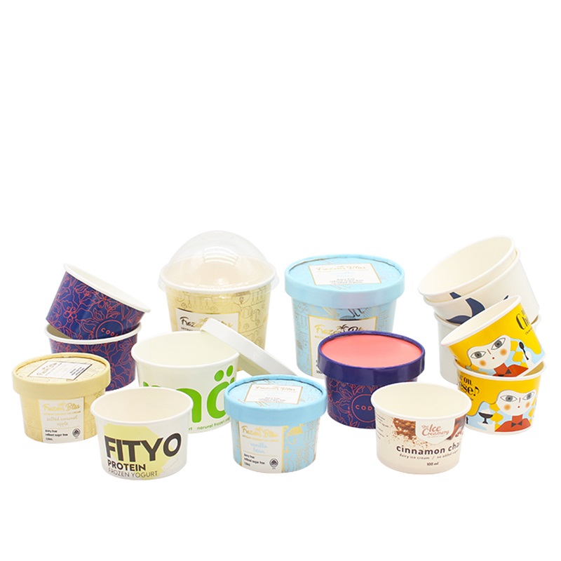 Paper Ice Cream Cups Wholesale Dessert Container