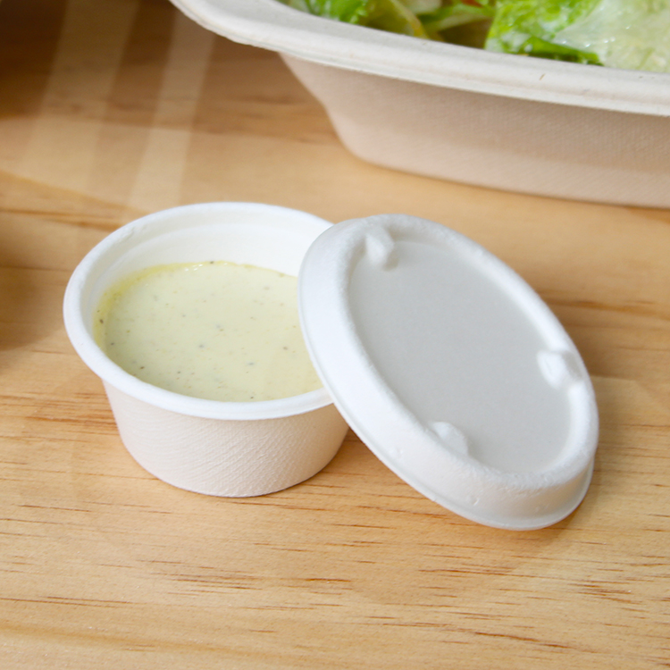 Small Pulp Sauce Cups with Lids
