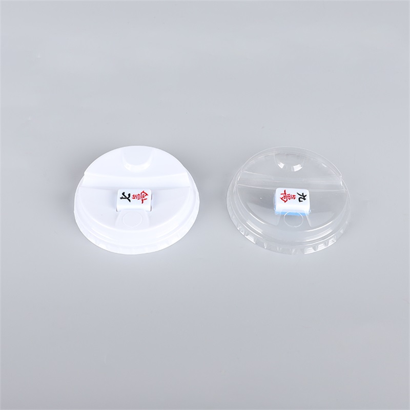 Disposable PET Plastic Lid for Plastic Milk Tea Cups